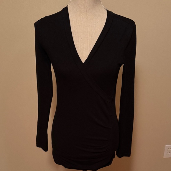 CAbi Elegant Black V-Neck Long Sleeve Top - Picture 5 of 5